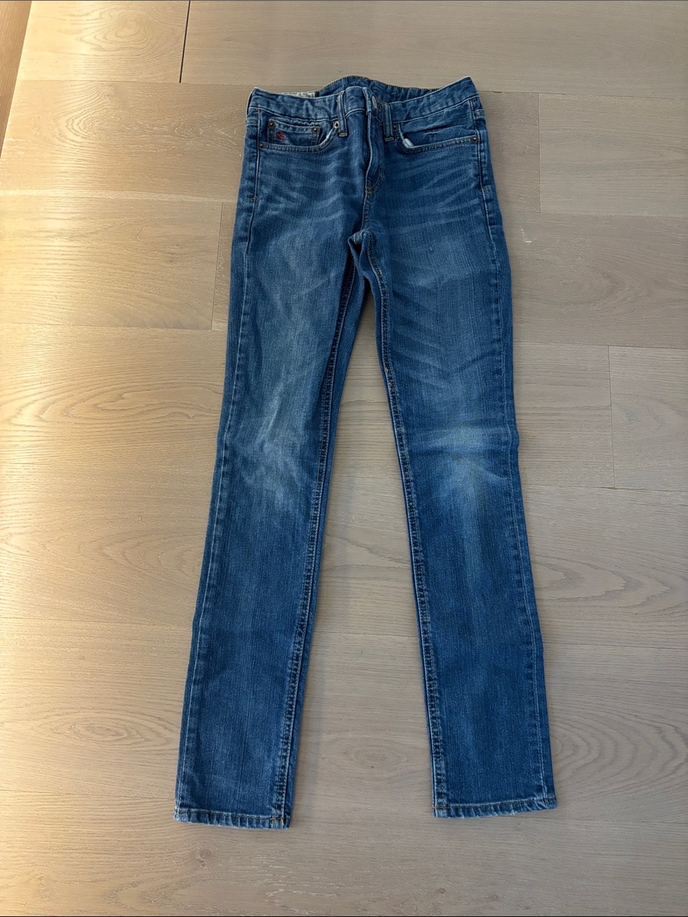 Ralph Lauren Kids Denim Slim Jeans in Medium Blue Wash